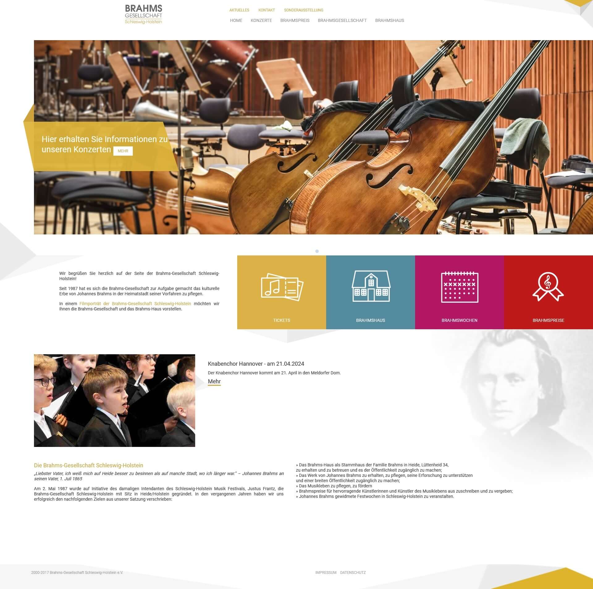 Brahms 2 Nordzuwort Agentur Für Gestaltung Kunde Brahms Website