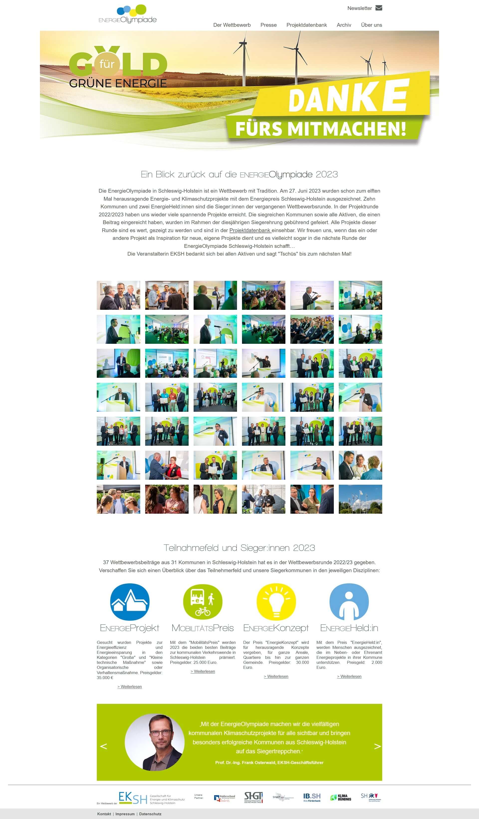 Energieolympiade Web Energieolympiade Web