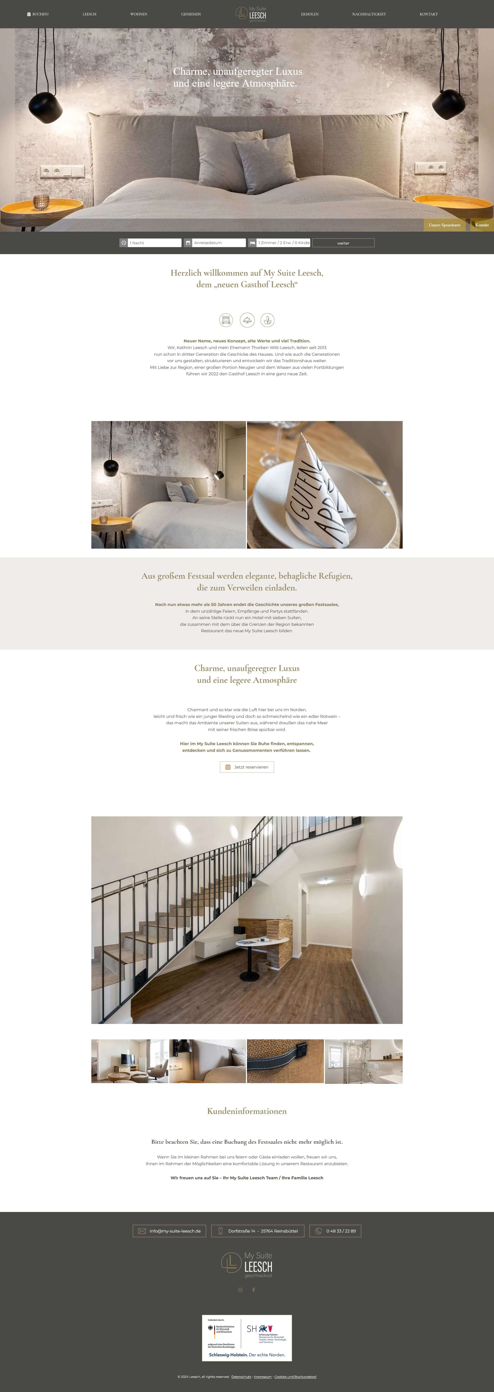 Nordzuwort Agentur Für Gestaltung Kunde Leesch Website2