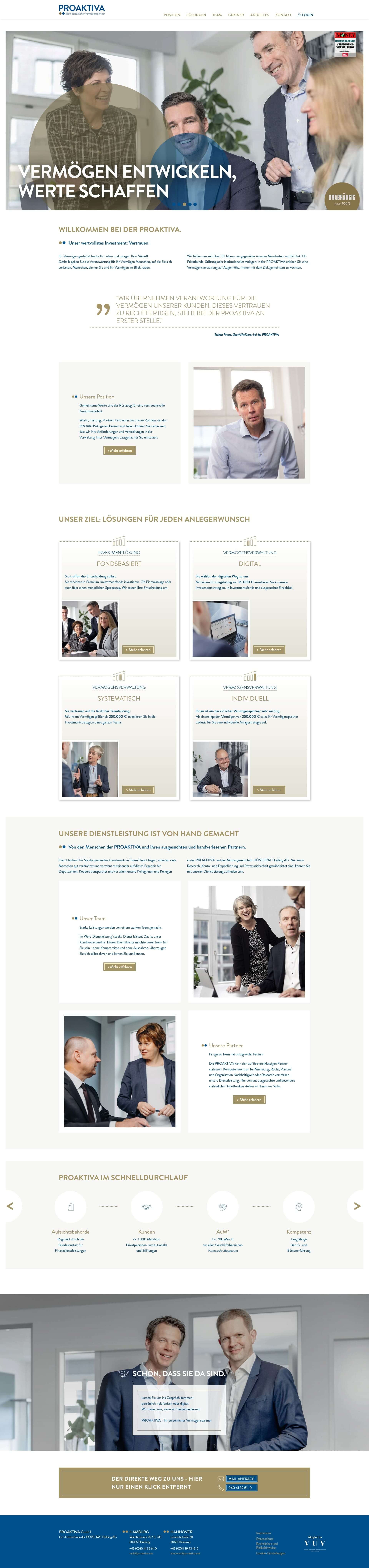 Nordzuwort Agentur Für Gestaltung Kunde Proaktiva Web1